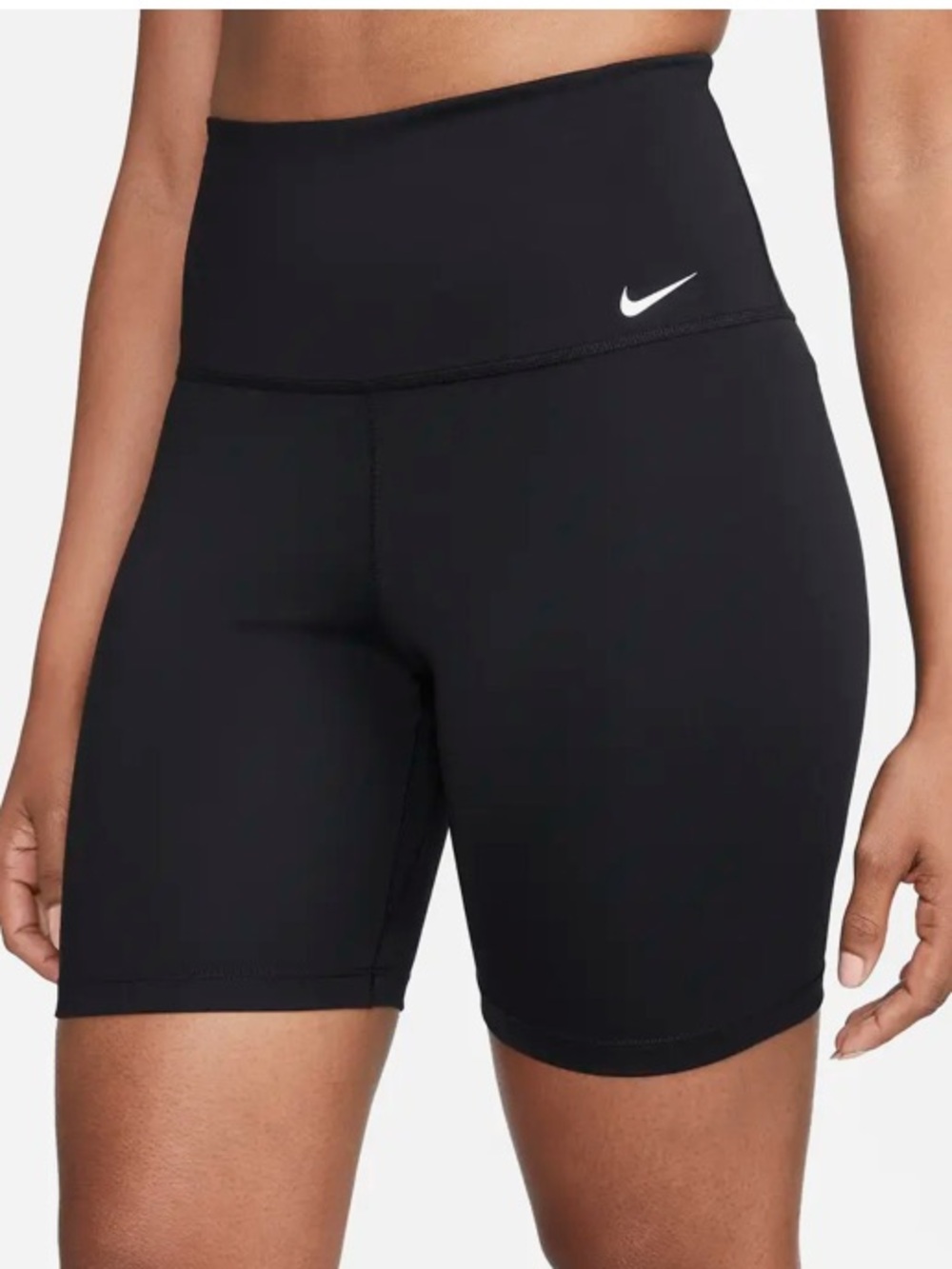 Nike Women's High-Rise 7" Black Training Bike Shorts size small